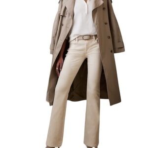 Buffalo David Bitten Lirine Beige Bootcut Jeans Size 29 Cotton Spandex Pants Oat